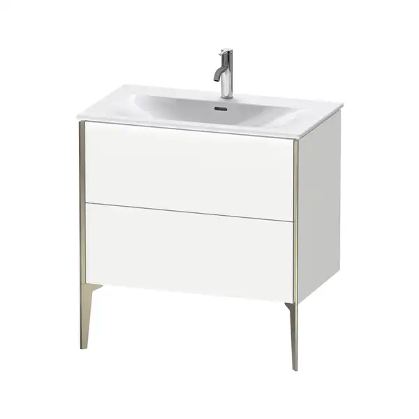 Тумба напольная под раковину Duravit XViu 81 x 48 см, белый глянцевый (XV43020B122) фото 1 Aquada.com.ua
