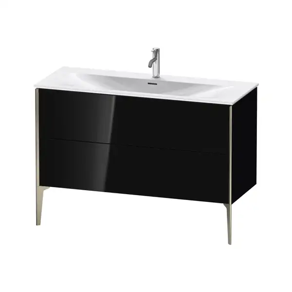 Тумба напольная под раковину Duravit XViu 121 x 48 см, чёрный глянцевый (XV43040B140) фото 1 Aquada.com.ua Тумба напольная под раковину Duravit XViu 121 x 48 см, чёрный глянцевый (XV43040B140) фото 1 Aquada.com.ua