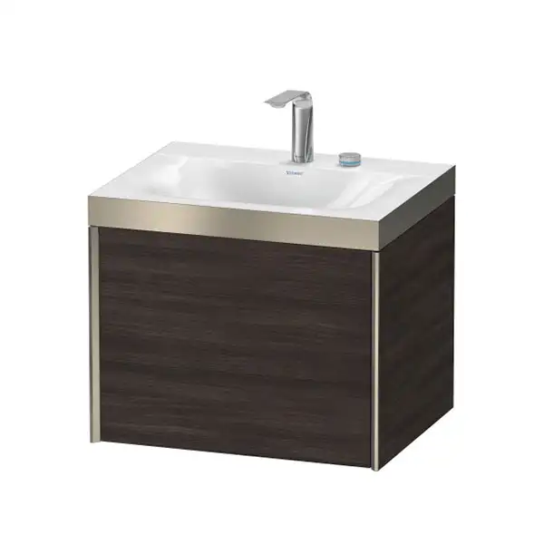 Тумба подвесная с раковиной c-bonded Duravit XViu 60 x 48 см, каштан тёмный (XV4609EB153P) фото 1 Aquada.com.ua Тумба подвесная с раковиной c-bonded Duravit XViu 60 x 48 см, каштан тёмный (XV4609EB153P) фото 1 Aquada.com.ua