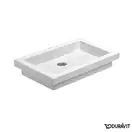 Раковина накладная на столешницу Duravit 2nd floor 58х41,5 см (0317580000) фото 1 Aquada.com.ua