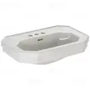 Подвесной умывальник Duravit 1930, 3 отверстие под смеситель (0438700030) фото 1 Aquada.com.ua