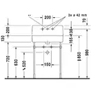 Раковина Duravit Vero 60х47 см (0453600000) фото 4 Aquada.com.ua