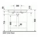 Раковина накладная на столешницу Duravit 2nd floor 80х50 см (0491800000) фото 4 Aquada.com.ua