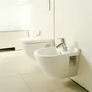 Биде подвесное Duravit Starck 3 47,5х36,5 см (2231150000) фото 3 Aquada.com.ua