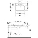 Раковина Duravit Happy D.2 65х50,5 см (без отв. под смеситель) (2318650060) фото 4 Aquada.com.ua