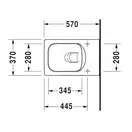 Унитаз подвесной Duravit Rimless Vero Air с сиденьем (2525090000+0022090000) фото 5 Aquada.com.ua