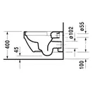 Унитаз подвесной Duravit Rimless Vero Air с сиденьем (2525090000+0022090000) фото 6 Aquada.com.ua