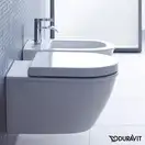 Унитаз подвесной Duravit Darling New Rimless (с сиденьем Soft Close HyGieneGlaze (2557092000+0069890000) фото 3 Aquada.com.ua