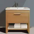 Тумба под раковину Duravit 2nd floor 780х490 мм,дуб беленный (2F645706565) фото 1 Aquada.com.ua