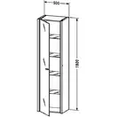 Пенал, петли слева Duravit 2nd Floor 1800 х 500 х 360 мм (2F9157L8585) фото 2 Aquada.com.ua