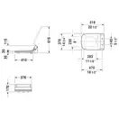 Сиденье для унитаза функицей биде Duravit SensoWash® Starck C (610200002000300) фото 2 Aquada.com.ua