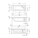 Ванна акриловая Duravit D-Code 170 х 70 см (700098000000000) фото 3 Aquada.com.ua