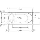 Ванна акриловая Duravit Darling New 190 х 90 см (700245000000000) фото 4 Aquada.com.ua