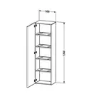 Пенал, петли слева Duravit Delos 1760 х 500 х 370 мм (DL1291L12) фото 3 Aquada.com.ua