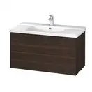 Тумба для раковины подвесная 1020x481 мм Duravit L-cube орех брашированный (LC625069) фото 1 Aquada.com.ua