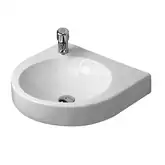 Подвесной умывальник Duravit Architec, без отверстия под смеситель (0449580000)