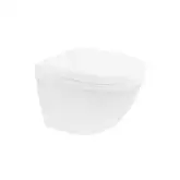 Унитаз подвесной, укороченый Duravit Starck 3 (с сиденьем Soft Close) (2227090000+0063890000)