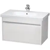 Duravit Тумба под раковину 80 см, матовый белый+ умывальник с 1 отв. 85 см (KT006301818)