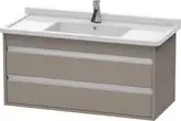 Тумба под раковину Duravit Ketho 1000х465 мм базальт матовый (KT664504343)