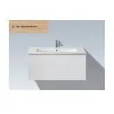 Тумба для раковины подвесная 820х481 мм Duravit L-Cube дуб брашированный (LC6141/12)