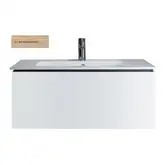 Тумба для раковины подвесная 1020x481 мм Duravit L-cube дуб брашированный (LC614212)