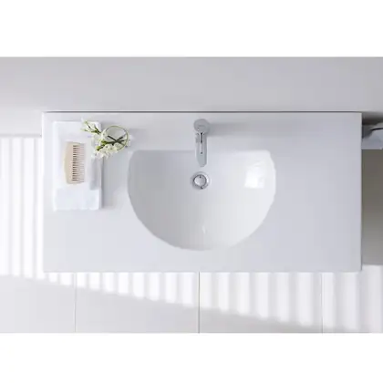 Раковина накладная на столешницу Duravit Darling New 103х54,5 см (0499100000) фото 2 Aquada.com.ua