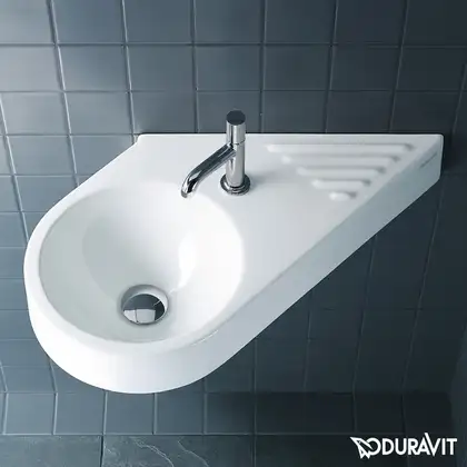 Подвесной умывальник Duravit Architec, чаша слева (0764650000) фото 2 Aquada.com.ua