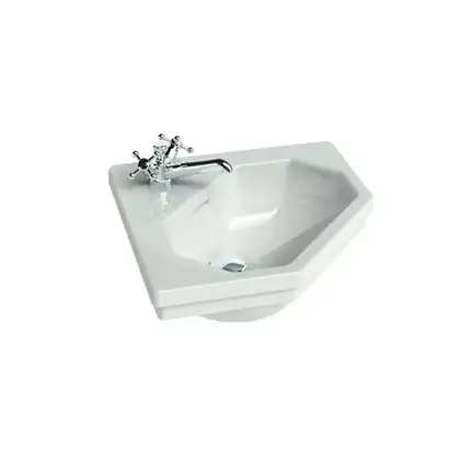 Раковина угловая Duravit 1930 59,5х45 см (0793420000) фото 1 Aquada.com.ua