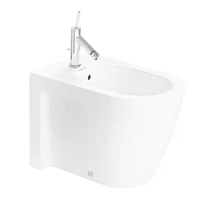Биде напольное Duravit Starck2 57х37 см, цвет белый (2255100000) фото 1 Aquada.com.ua