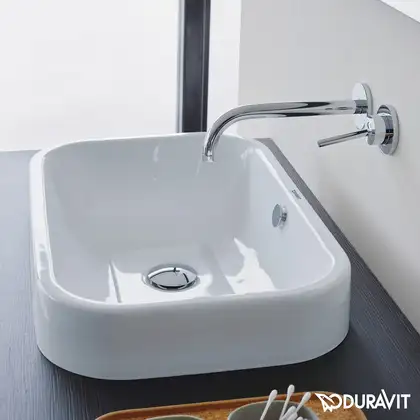 Раковина накладная на столешницу Duravit Happy D.2 60х40 см (2314600000) фото 2 Aquada.com.ua