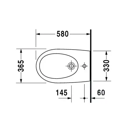 Подвесное биде Duravit Architec, с 1 отверстием для смесителя (2531150000) фото 4 Aquada.com.ua Подвесное биде Duravit Architec, с 1 отверстием для смесителя (2531150000) фото 4 Aquada.com.ua
