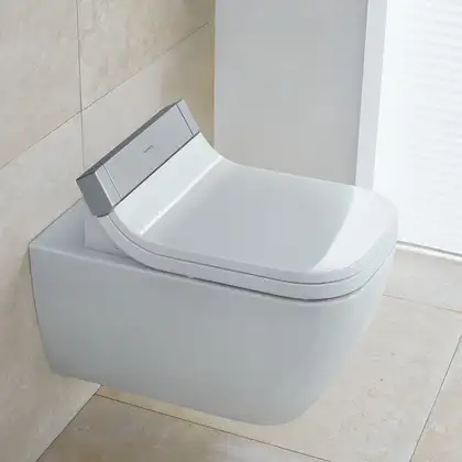 Унитаз подвесной Duravit Happy D.2 с сиденьем SensoWash (2550590000+610300002000300) фото 2 Aquada.com.ua Унитаз подвесной Duravit Happy D.2 с сиденьем SensoWash (2550590000+610300002000300) фото 2 Aquada.com.ua