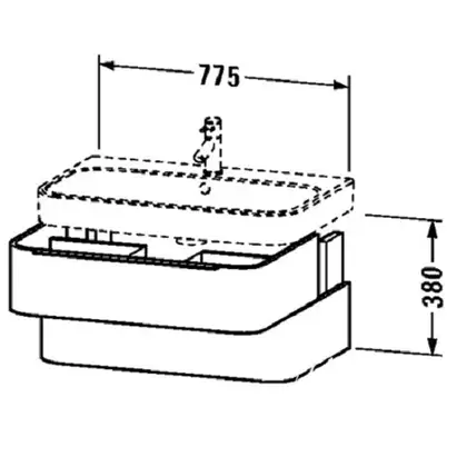 DURAVIT Тумба под раковину Duravi Happy D2 775 x 480 мм лен (H26365/75) фото 4 Aquada.com.ua DURAVIT Тумба под раковину Duravi Happy D2 775 x 480 мм лен (H26365/75) фото 4 Aquada.com.ua