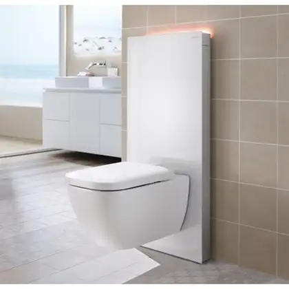Инсталляция для подвесного унитаза Geberit Monolith Plus (131.221.SI.5) фото 3 Aquada.com.ua