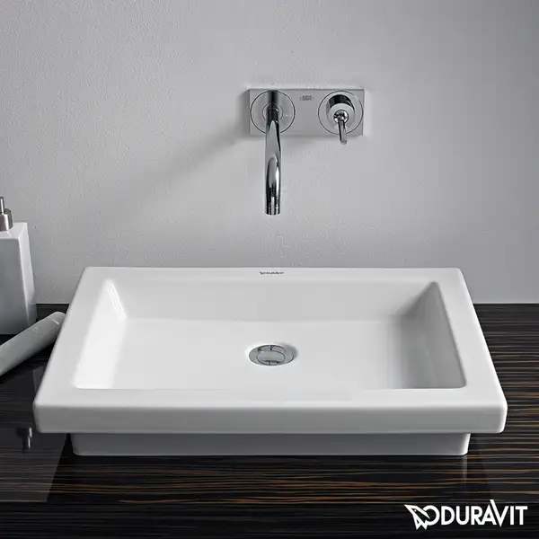 Раковина накладная на столешницу Duravit 2nd floor 58х41,5 см (0317580000) фото 2 Aquada.com.ua Раковина накладная на столешницу Duravit 2nd floor 58х41,5 см (0317580000) фото 2 Aquada.com.ua