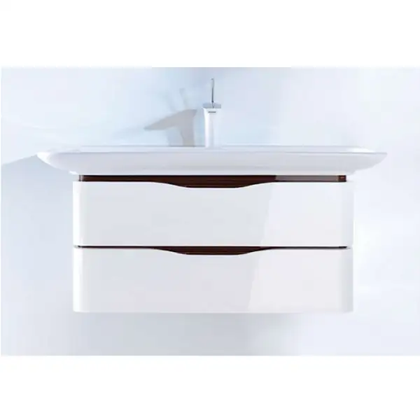 Раковина Duravit Pura Vida 100х52,5 см (с 3 отв. под смеситель) (0371100030) фото 2 Aquada.com.ua Раковина Duravit Pura Vida 100х52,5 см (с 3 отв. под смеситель) (0371100030) фото 2 Aquada.com.ua