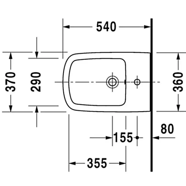 Биде подвесное Duravit DuraStyle 54х37 см (2282150000) фото 4 Aquada.com.ua Биде подвесное Duravit DuraStyle 54х37 см (2282150000) фото 4 Aquada.com.ua