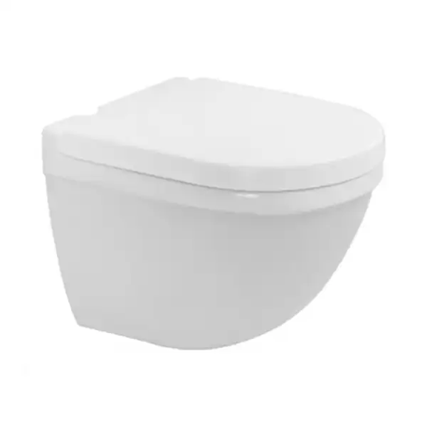 Унитаз подвесной Duravit Starck 3 с сиденьем для унитаза с микролифтом Soft Close (2527090000+0063890000) фото 1 Aquada.com.ua Унитаз подвесной Duravit Starck 3 с сиденьем для унитаза с микролифтом Soft Close (2527090000+0063890000) фото 1 Aquada.com.ua