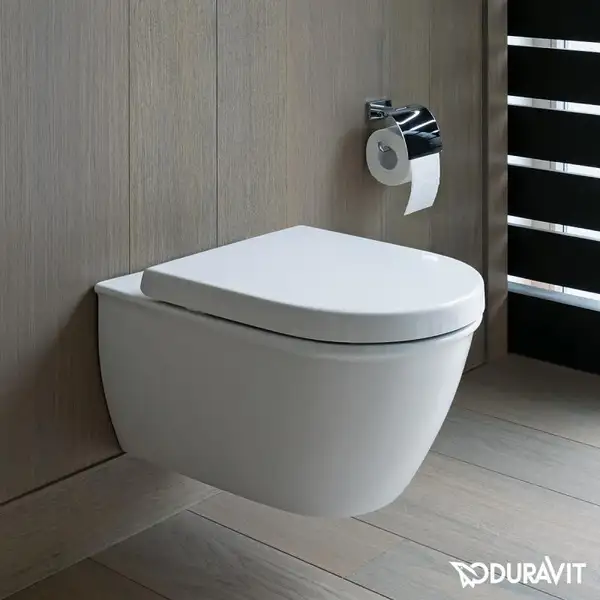 Унитаз подвесной Duravit Darling New Rimless (с сиденьем Soft Close HyGieneGlaze (2557092000+0069890000) фото 2 Aquada.com.ua