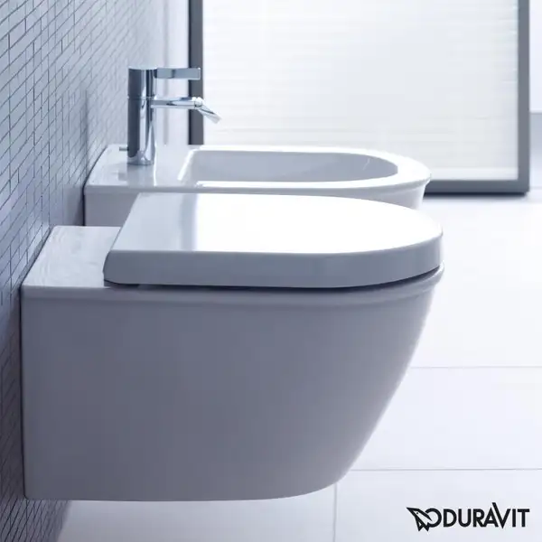 Унитаз подвесной Duravit Darling New Rimless (с сиденьем Soft Close HyGieneGlaze (2557092000+0069890000) фото 3 Aquada.com.ua