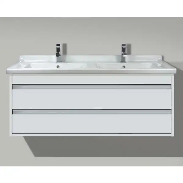 Тумба под раковину Duravit Ketho 1200х465 мм, белый матовый (KT66461818) фото 2 Aquada.com.ua
