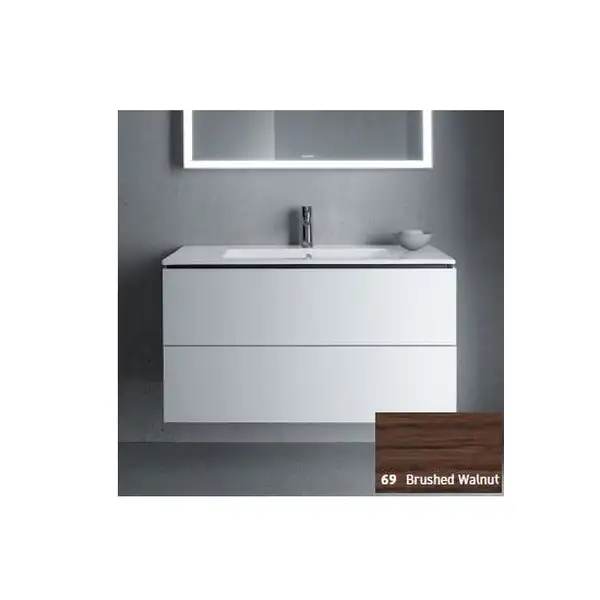 Тумба для раковины подвесная Duravit L-cube 1020х481 мм, орех брашированный (LC6242/69) фото 1 Aquada.com.ua Тумба для раковины подвесная Duravit L-cube 1020х481 мм, орех брашированный (LC6242/69) фото 1 Aquada.com.ua