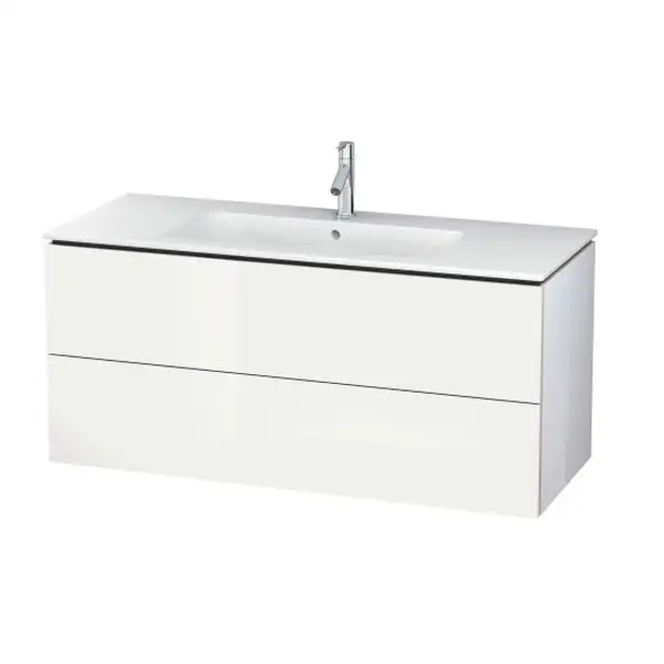 Тумба Duravit L-Cube 1220 х 550 мм + раковина Duravit ME by Starck 1230 х 490 мм (LC6243/18 + 2336120000) фото 1 Aquada.com.ua
