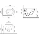 Унитаз подвесной Catalano New Zero с сиденьем Soft Close Plus (ободковый) (1VS55N00+5SCSTP000) фото 3 Aquada.com.ua