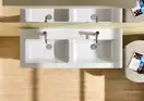 Раковина двойная Catalano New Light 125 х 48 см (1125LI00) фото 4 Aquada.com.ua