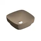 Раковина полувстраиваемая Catalano Green Lux / Colori 40 х 40 см, коричневый матовый (140AGRLXMS) фото 1 Aquada.com.ua
