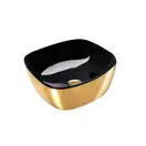 Раковина накладная на столешницу Catalano Gold & Silver 40 х 40 см (140APGRLXNO) фото 1 Aquada.com.ua