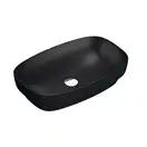 Раковина полувстраиваемая Catalano Green Lux / Colori 60 х 38 см, чёрный матовый (160AGRLXNS) фото 1 Aquada.com.ua