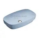 Раковина накладная на столешницу Catalano Green Lux / Colori 75 х 40 см, голубой матовый (175AGRLXAS) фото 1 Aquada.com.ua