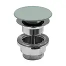 Донный клапан push-button для раковины с переливом Catalano, зелёный матовый (5POSCVS) фото 1 Aquada.com.ua